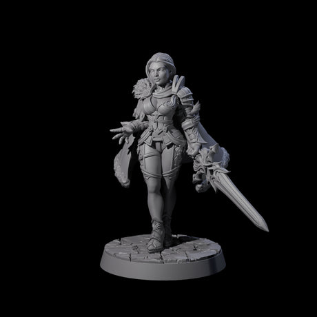Striding Blade Warrior Miniature for Dungeons and Dragons, Pathfinder or other TTRPGs