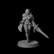 Striding Blade Warrior Miniature for Dungeons and Dragons, Pathfinder or other TTRPGs