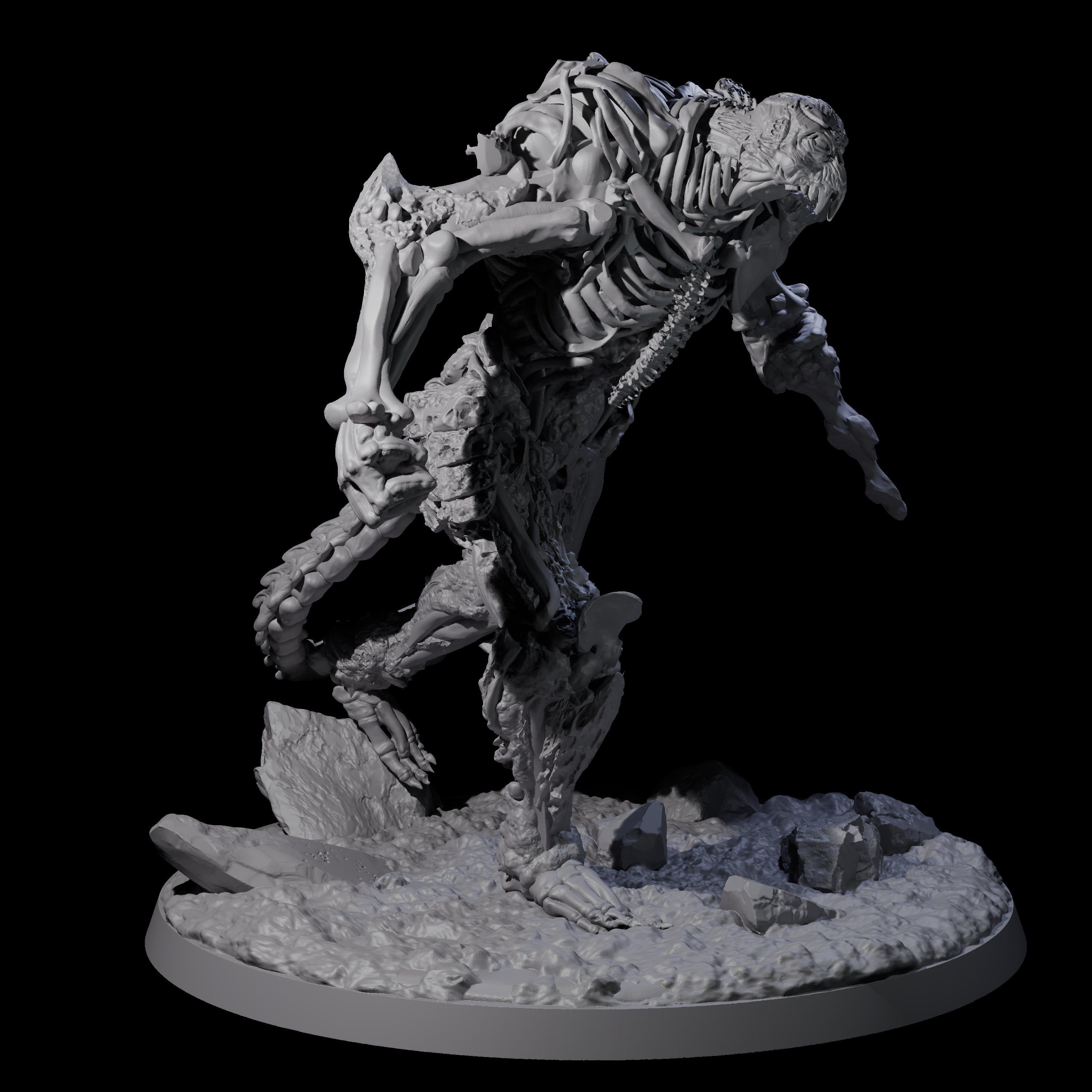 Striding Bone Colossus B Miniature for Dungeons and Dragons, Pathfinder or other TTRPGs