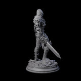 Striding Fae Knight A Miniature for Dungeons and Dragons, Pathfinder or other TTRPGs