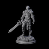 Striding Fae Knight A Miniature for Dungeons and Dragons, Pathfinder or other TTRPGs