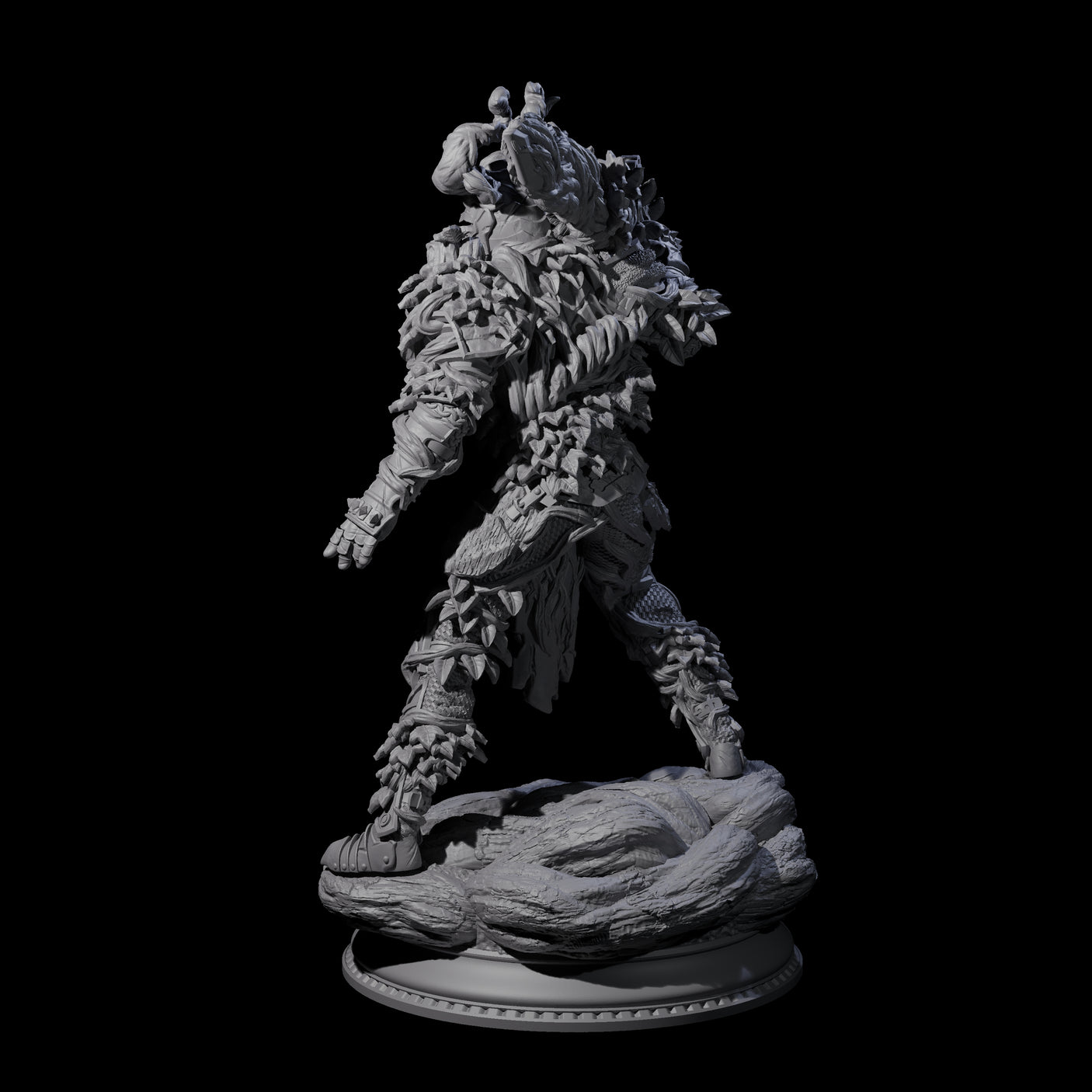 Striding Fae Knight C Miniature for Dungeons and Dragons, Pathfinder or other TTRPGs