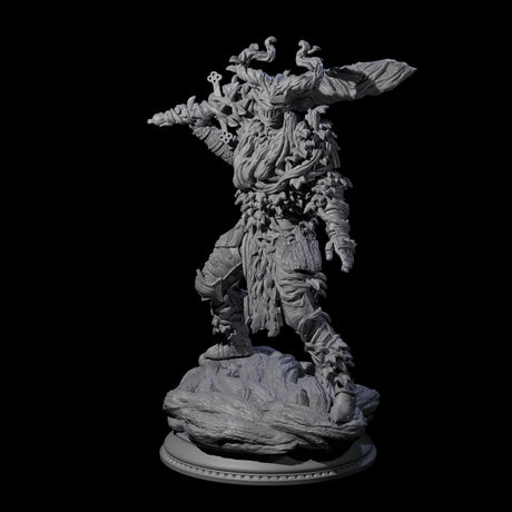 Striding Fae Knight C Miniature for Dungeons and Dragons, Pathfinder or other TTRPGs