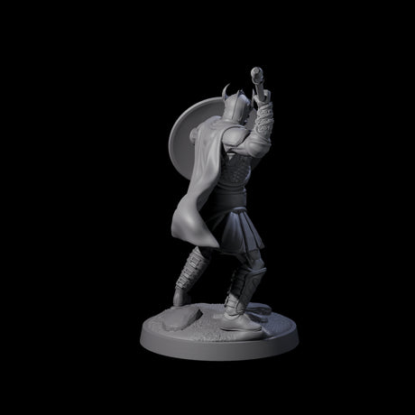 Striking Armoured Spearman Miniature for Dungeons and Dragons, Pathfinder or other TTRPGs