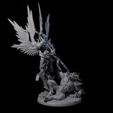 Striking Celestial Solar Miniature for Dungeons and Dragons, Pathfinder or other TTRPGs