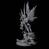 Striking Celestial Solar Miniature for Dungeons and Dragons, Pathfinder or other TTRPGs