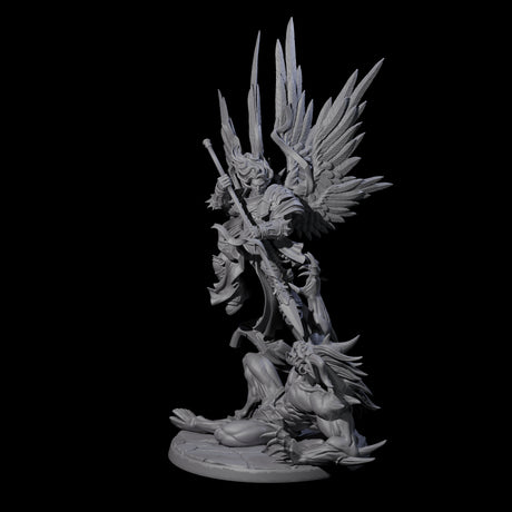 Striking Celestial Solar Miniature for Dungeons and Dragons, Pathfinder or other TTRPGs