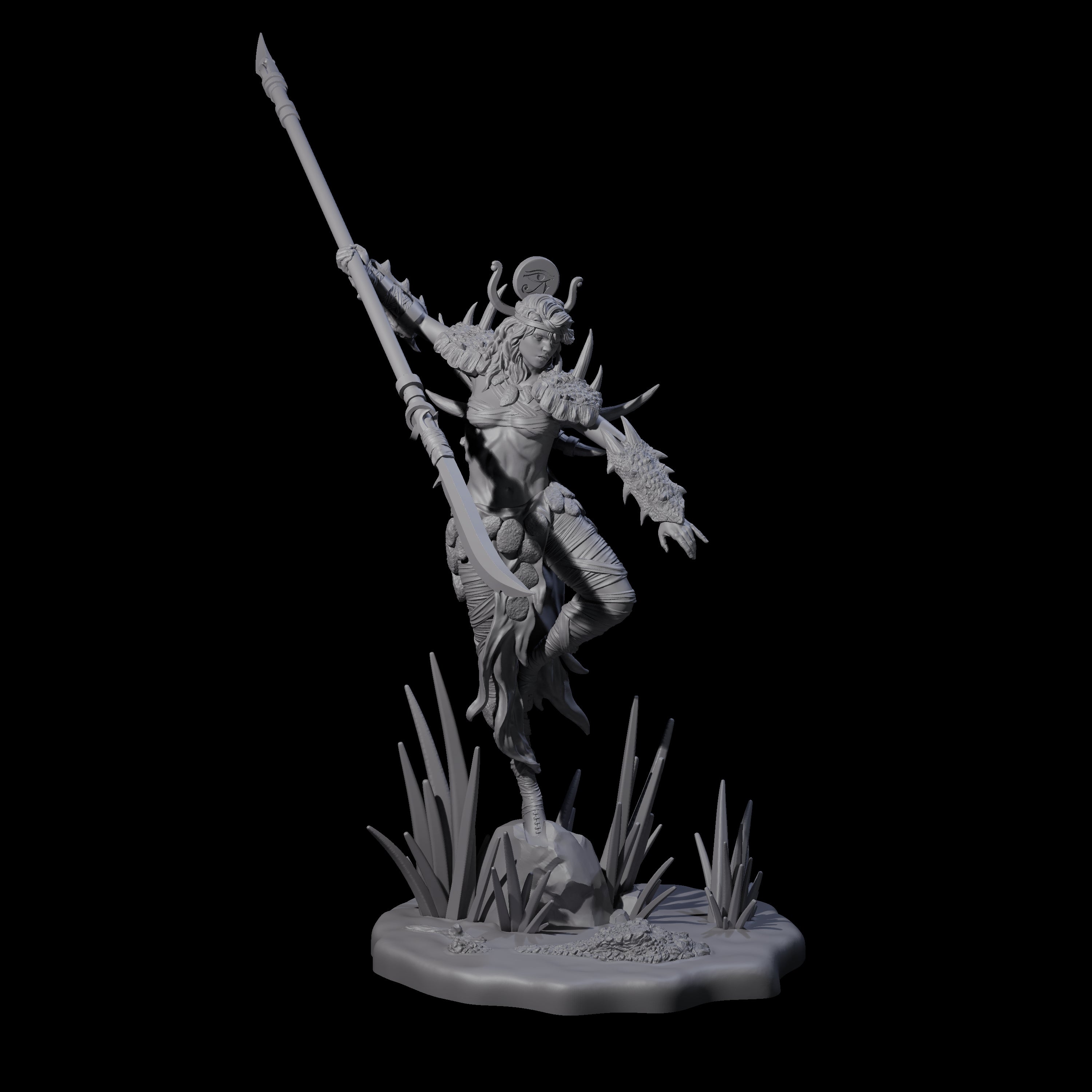 Striking Death Hunter Miniature for Dungeons and Dragons, Pathfinder or other TTRPGs