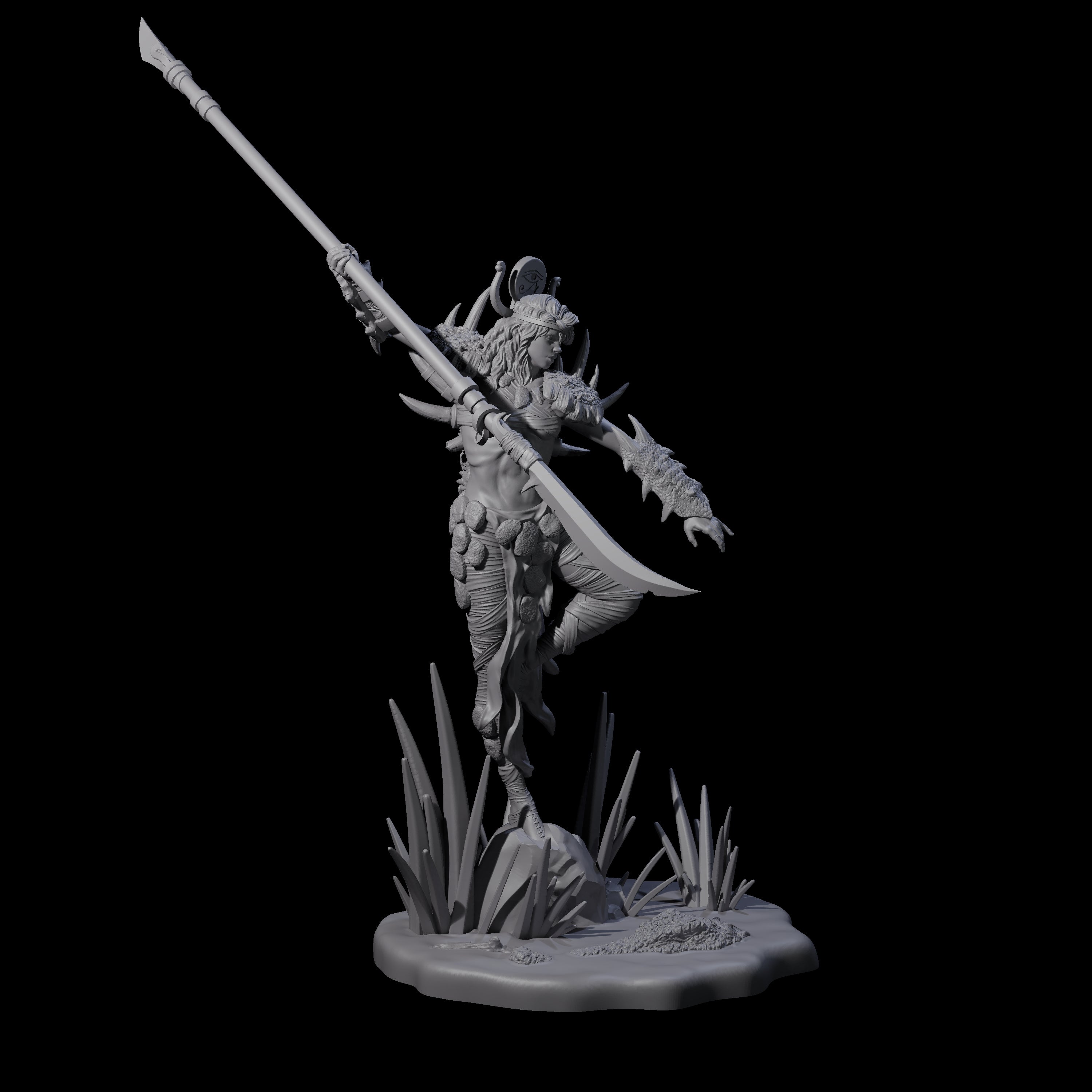 Striking Death Hunter Miniature for Dungeons and Dragons, Pathfinder or other TTRPGs