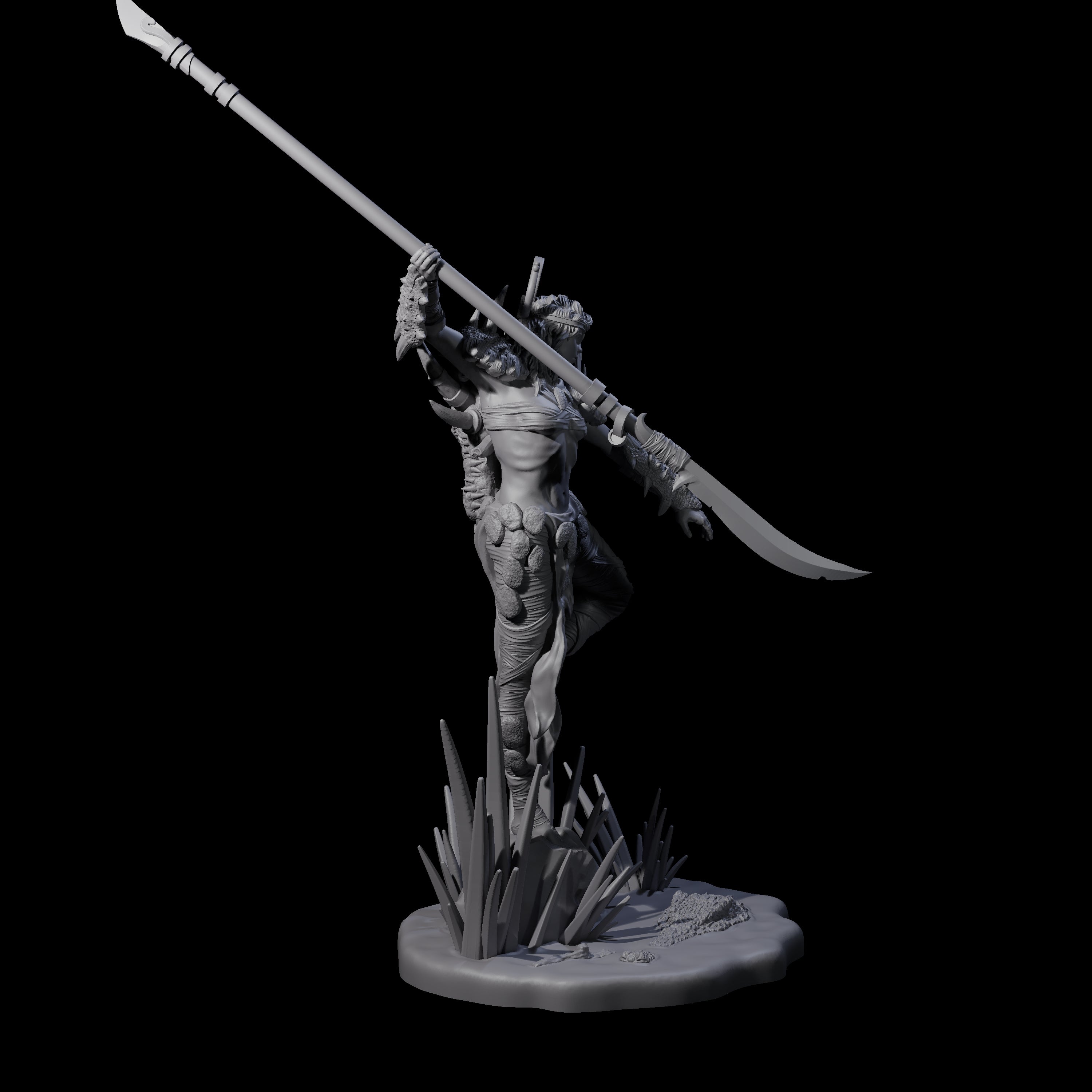 Striking Death Hunter Miniature for Dungeons and Dragons, Pathfinder or other TTRPGs