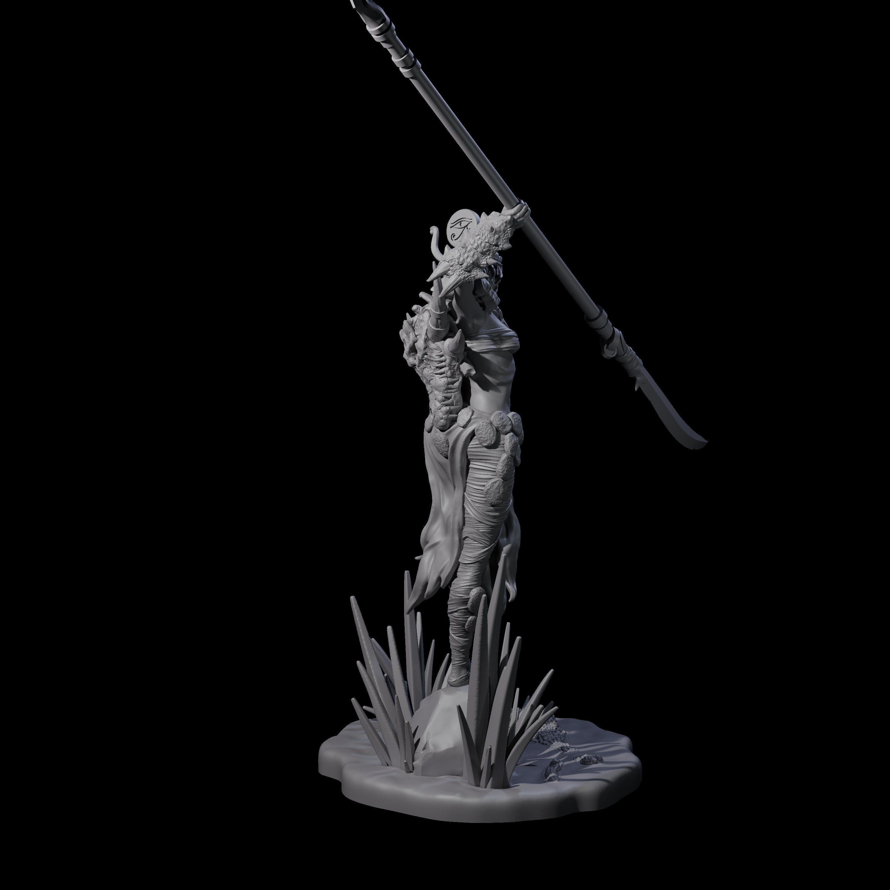 Striking Death Hunter Miniature for Dungeons and Dragons, Pathfinder or other TTRPGs