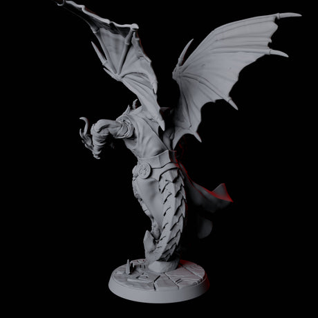 Striking Dragonborn Mage Miniature for Dungeons and Dragons, Pathfinder or other TTRPGs