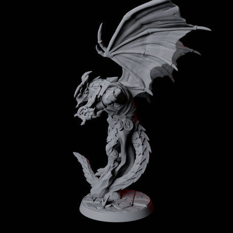 Striking Dragonborn Mage Miniature for Dungeons and Dragons, Pathfinder or other TTRPGs