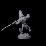 Striking Furry Orc A Miniature for Dungeons and Dragons, Pathfinder or other TTRPGs