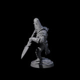 Striking Furry Orc A Miniature for Dungeons and Dragons, Pathfinder or other TTRPGs