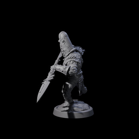 Striking Furry Orc A Miniature for Dungeons and Dragons, Pathfinder or other TTRPGs