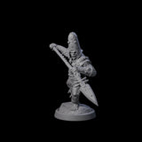 Striking Furry Orc A Miniature for Dungeons and Dragons, Pathfinder or other TTRPGs
