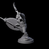 Striking Furry Orc C Miniature for Dungeons and Dragons, Pathfinder or other TTRPGs