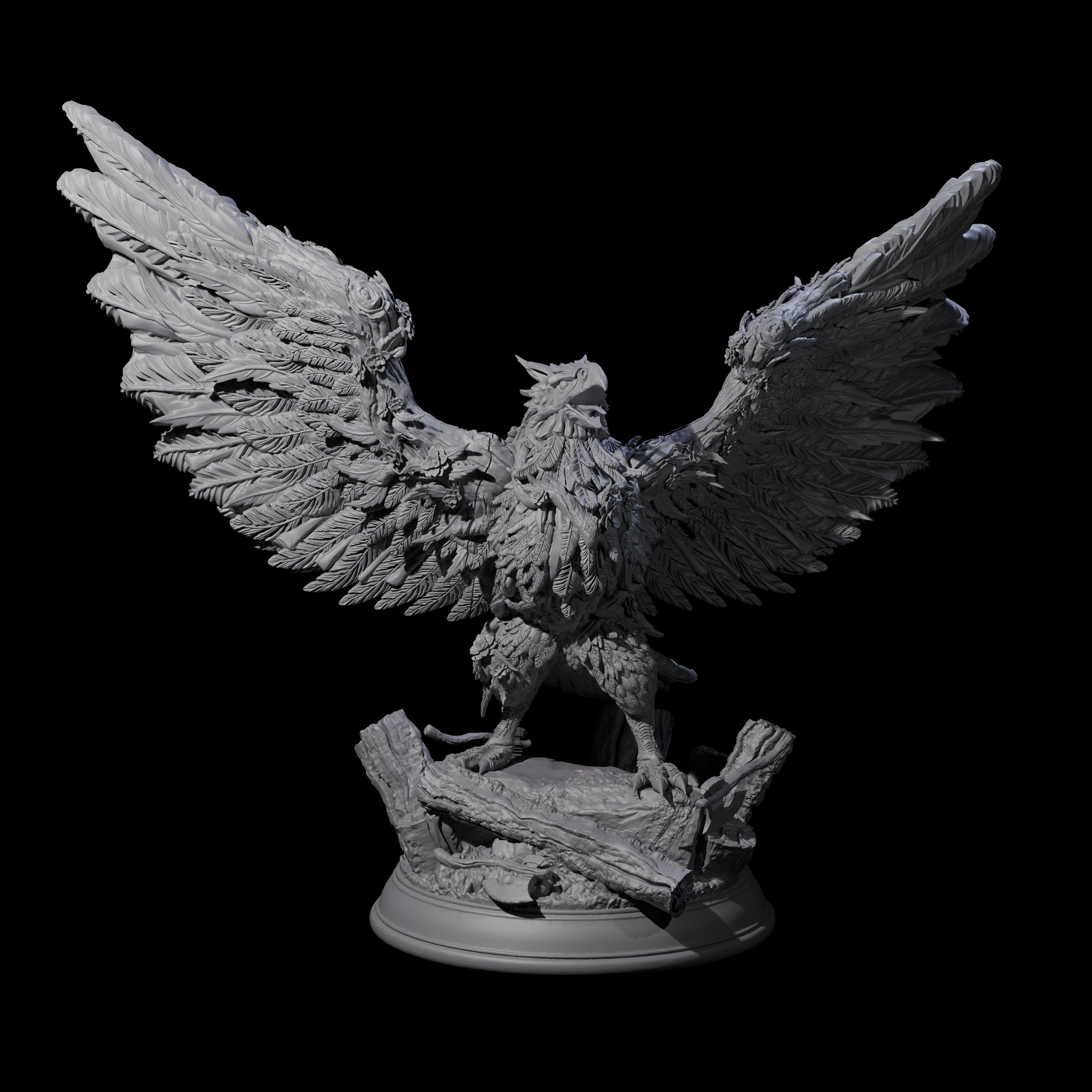 Striking Giant Eagle Miniature for Dungeons and Dragons, Pathfinder or other TTRPGs