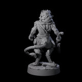 Striking Leonin Warblade B Miniature for Dungeons and Dragons, Pathfinder or other TTRPGs