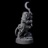 Striking Leonin Warblade C Miniature for Dungeons and Dragons, Pathfinder or other TTRPGs