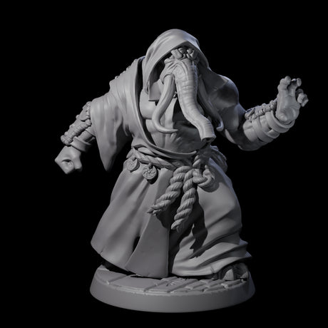 Striking Loxodon Monk A Miniature for Dungeons and Dragons, Pathfinder or other TTRPGs