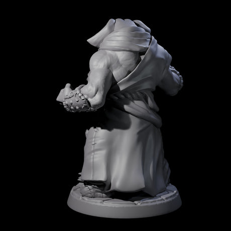 Striking Loxodon Monk B Miniature for Dungeons and Dragons, Pathfinder or other TTRPGs