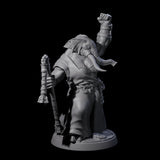 Striking Loxodon Monk C Miniature for Dungeons and Dragons, Pathfinder or other TTRPGs