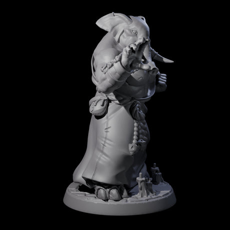 Striking Loxodon Monk D Miniature for Dungeons and Dragons, Pathfinder or other TTRPGs