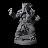 Striking Loxodon Monk D Miniature for Dungeons and Dragons, Pathfinder or other TTRPGs