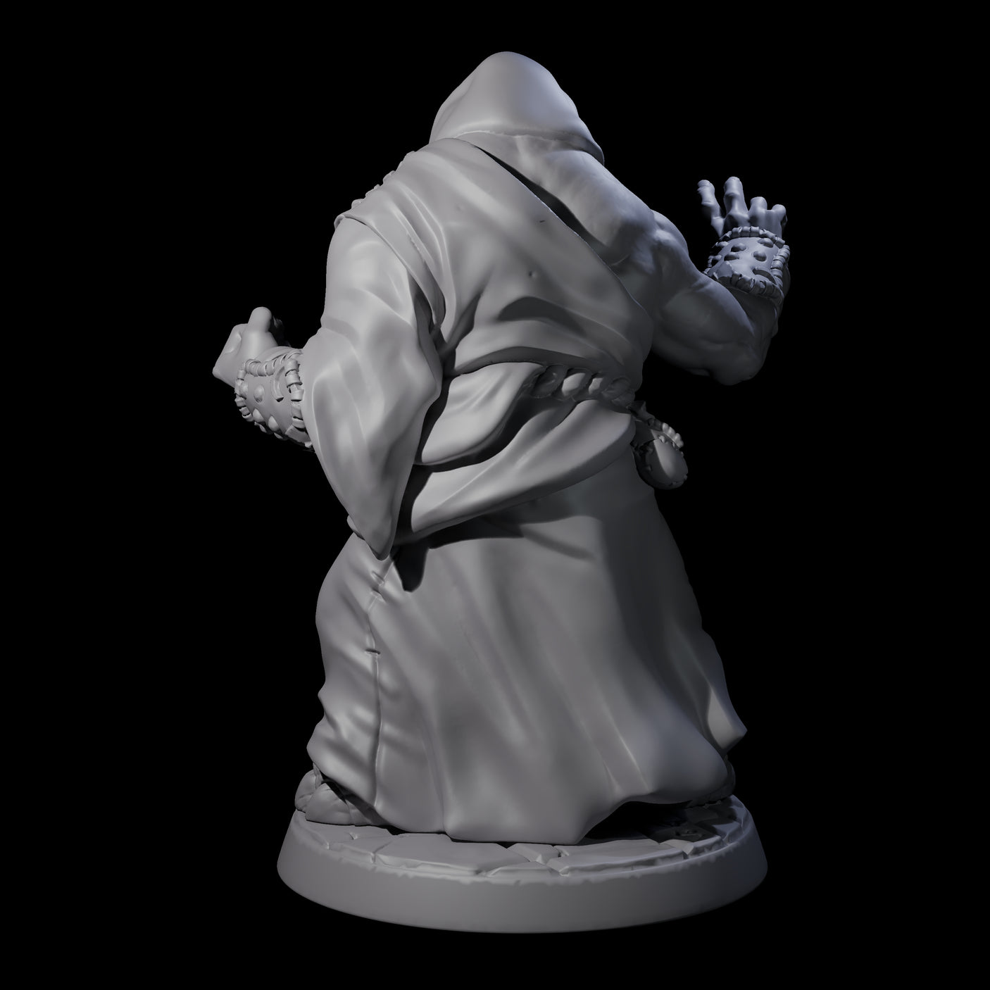 Striking Loxodon Monk D Miniature for Dungeons and Dragons, Pathfinder or other TTRPGs