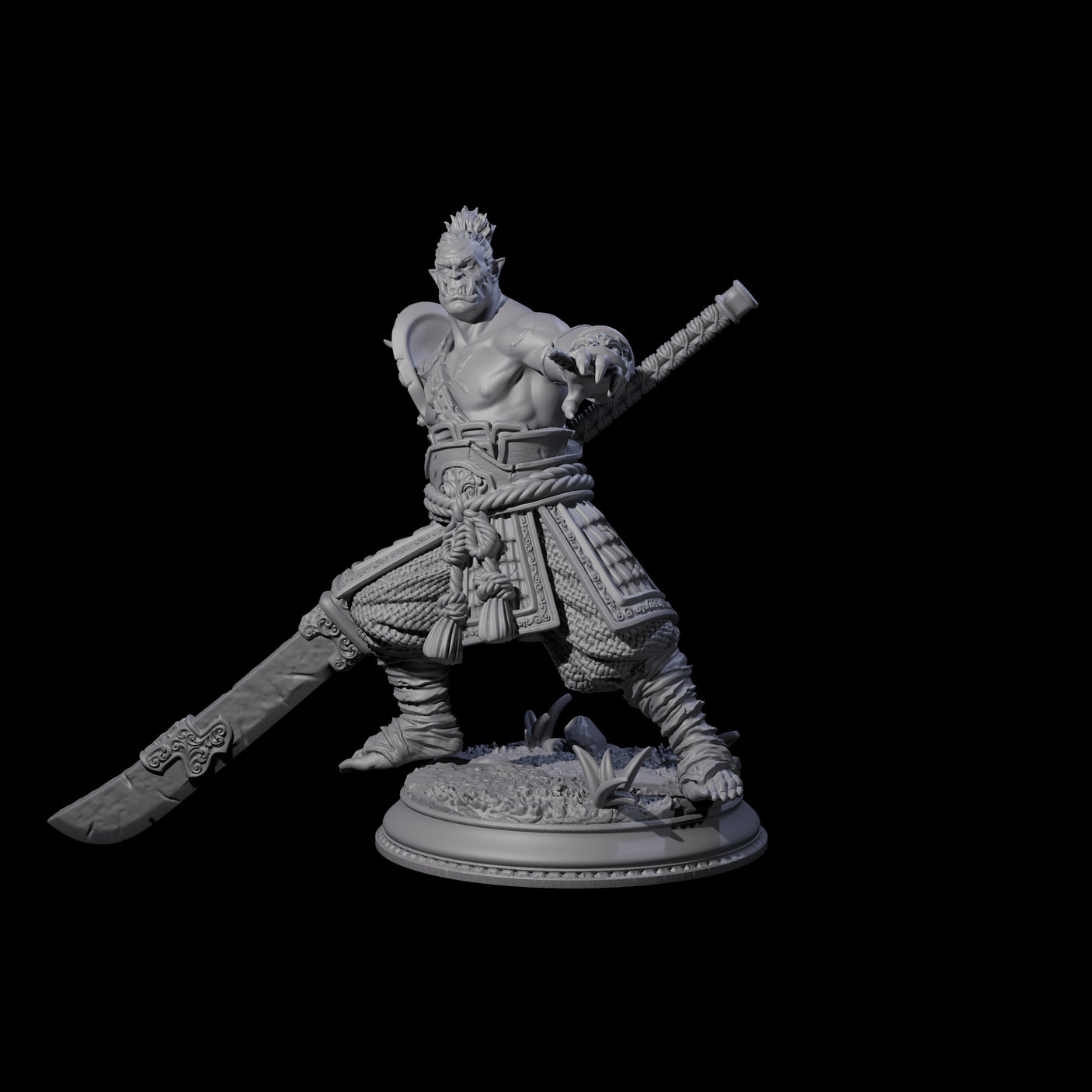 Striking Monk Miniature for Dungeons and Dragons, Pathfinder or other TTRPGs