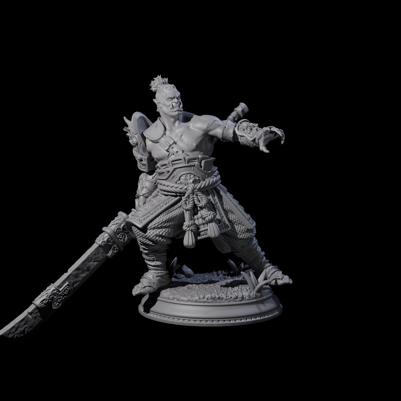 Striking Monk Miniature for Dungeons and Dragons, Pathfinder or other TTRPGs