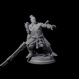 Striking Monk Miniature for Dungeons and Dragons, Pathfinder or other TTRPGs