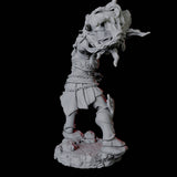 Striking Paladin Miniature for Dungeons and Dragons, Pathfinder or other TTRPGs