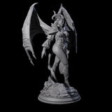 Striking Succubus Miniature for Dungeons and Dragons, Pathfinder or other TTRPGs