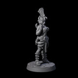 Striking Tabaxi Adventurer Miniature for Dungeons and Dragons, Pathfinder or other TTRPGs