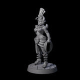 Striking Tabaxi Adventurer Miniature for Dungeons and Dragons, Pathfinder or other TTRPGs