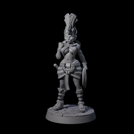 Striking Tabaxi Adventurer Miniature for Dungeons and Dragons, Pathfinder or other TTRPGs