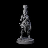 Striking Tabaxi Adventurer Miniature for Dungeons and Dragons, Pathfinder or other TTRPGs