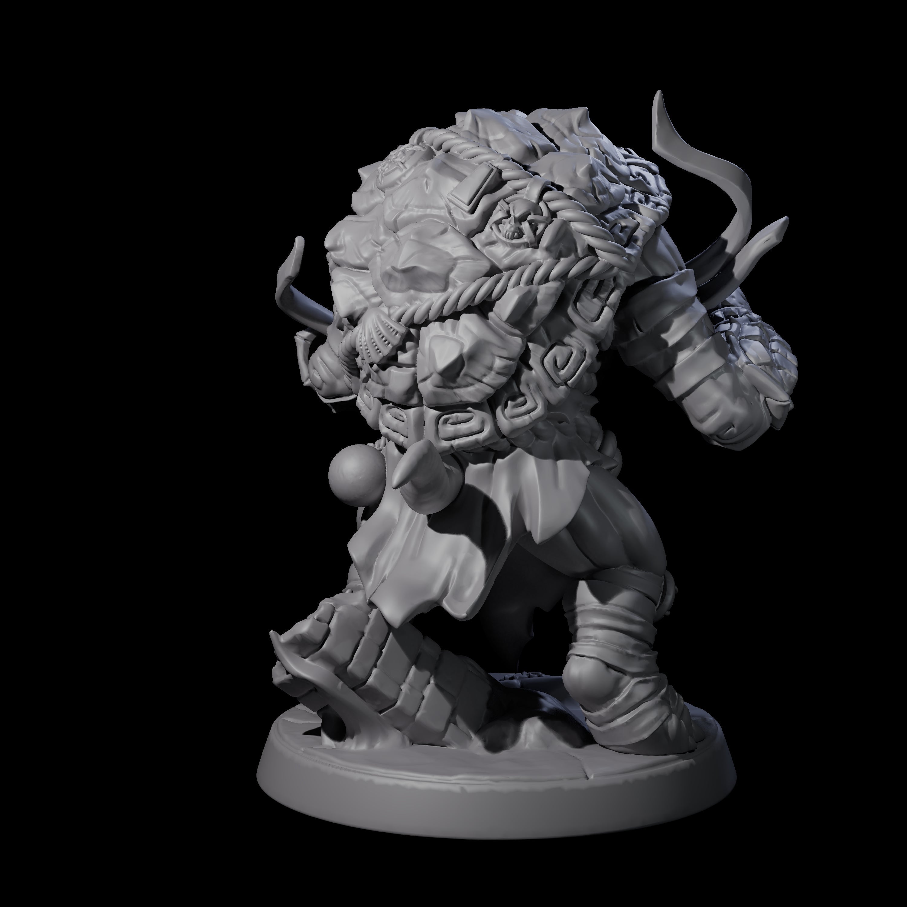 Striking Tortle Monk Miniature for Dungeons and Dragons, Pathfinder or other TTRPGs