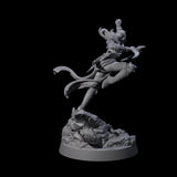 Striking Twin Blade Rogue Miniature for Dungeons and Dragons, Pathfinder or other TTRPGs