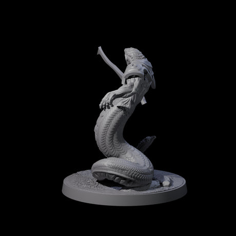 Striking Yuan-ti Abomination A Miniature for Dungeons and Dragons, Pathfinder or other TTRPGs