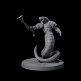 Striking Yuan-ti Abomination A Miniature for Dungeons and Dragons, Pathfinder or other TTRPGs