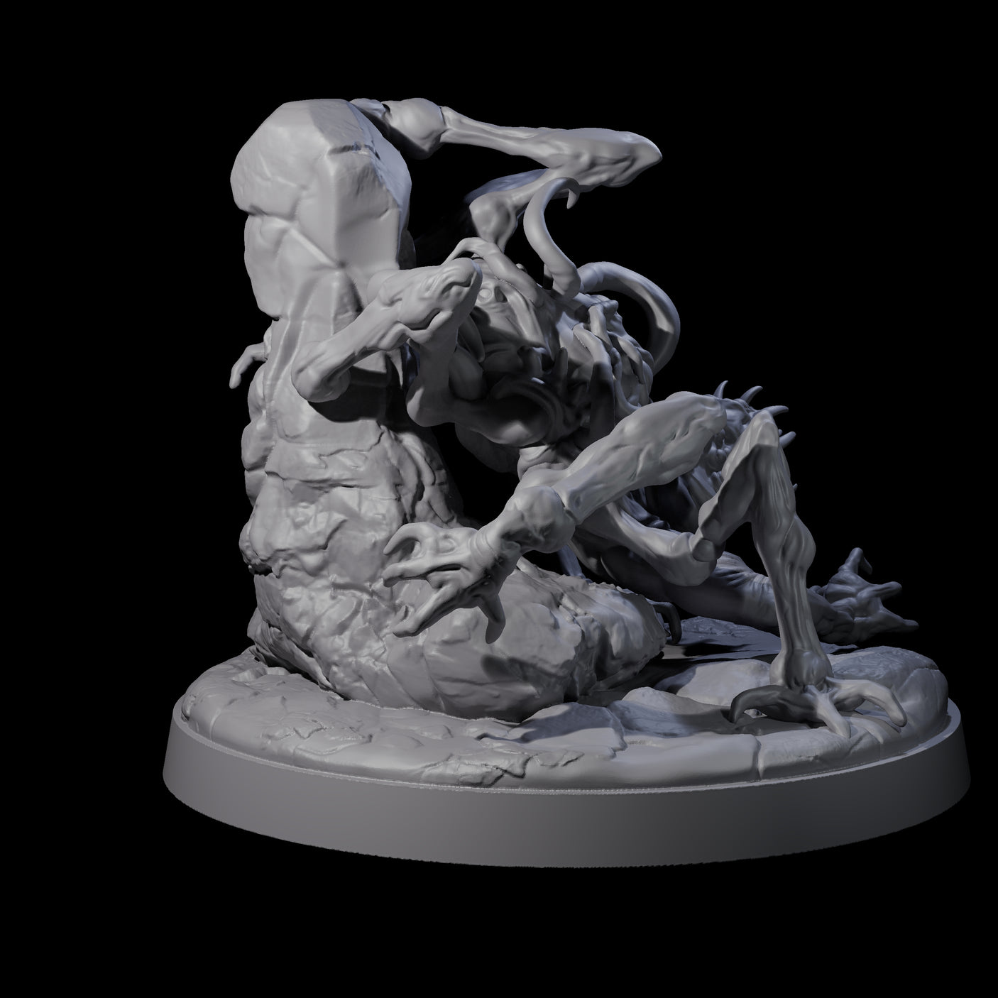 Stringy Voidspawn C Miniature for Dungeons and Dragons, Pathfinder or other TTRPGs