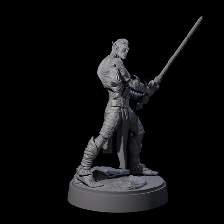 Strong Githyanki Corsair A Miniature for Dungeons and Dragons, Pathfinder or other TTRPGs