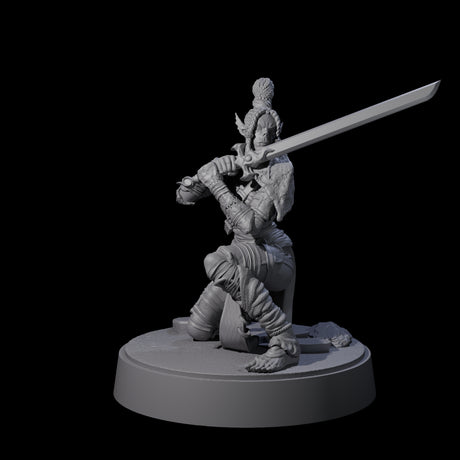Strong Githyanki Corsair B Miniature for Dungeons and Dragons, Pathfinder or other TTRPGs