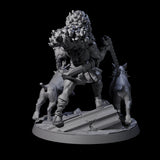 Strong Keeper of the Lions Miniature for Dungeons and Dragons, Pathfinder or other TTRPGs