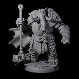 Strong Loxodon Champion Miniature for Dungeons and Dragons, Pathfinder or other TTRPGs