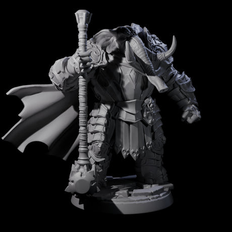 Strong Loxodon Champion Miniature for Dungeons and Dragons, Pathfinder or other TTRPGs